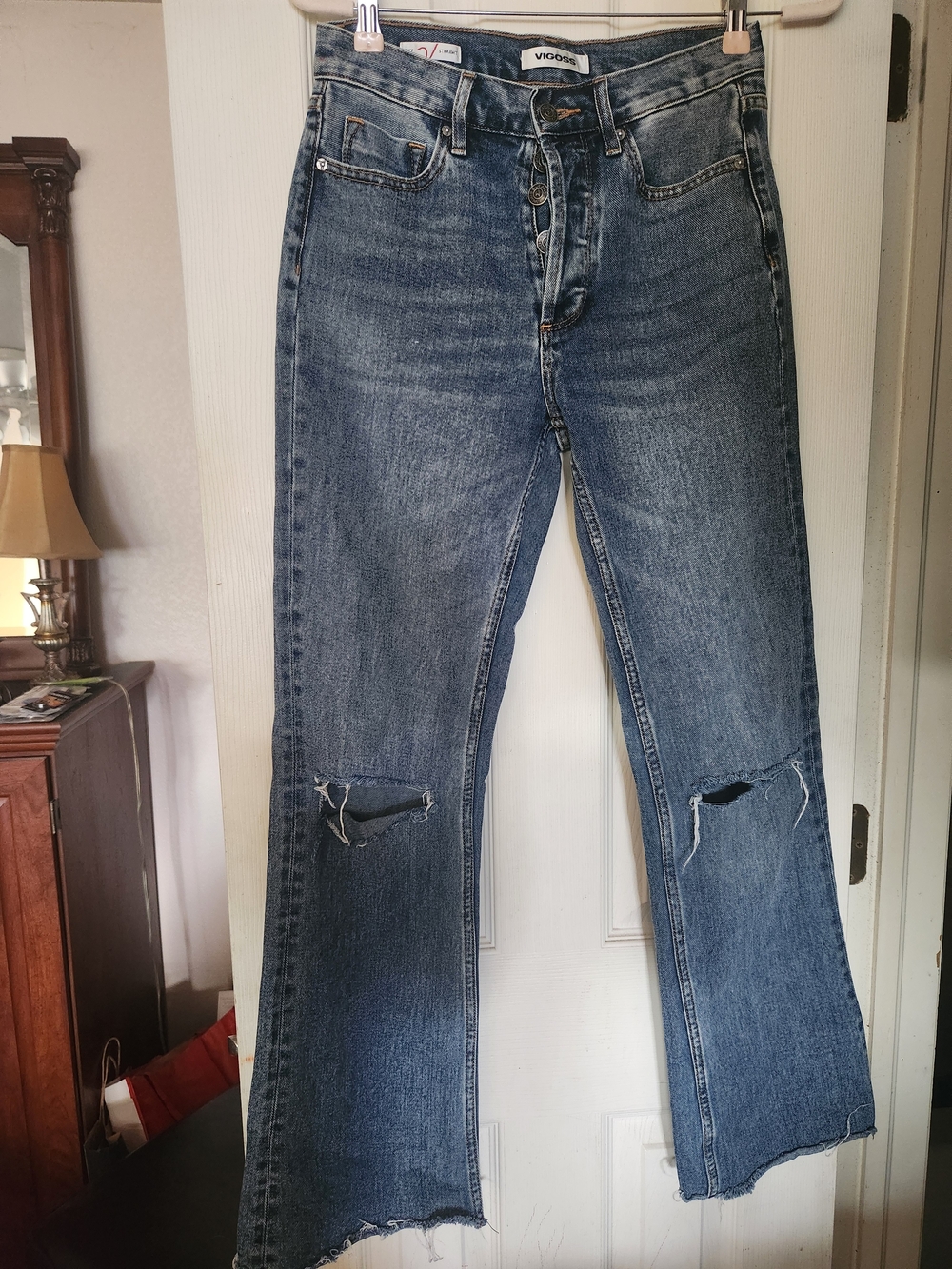 Vigoss Blue Denim Straight Jeans